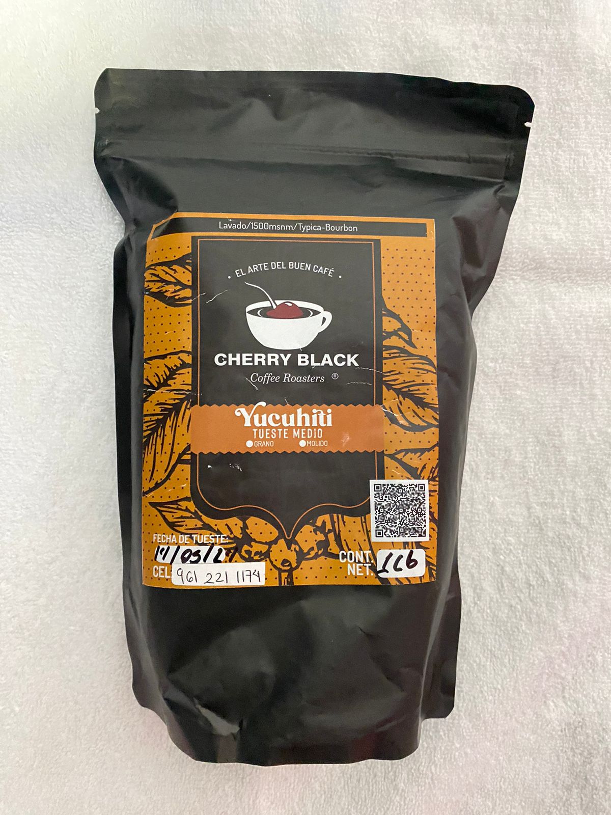 Cherry black coffe