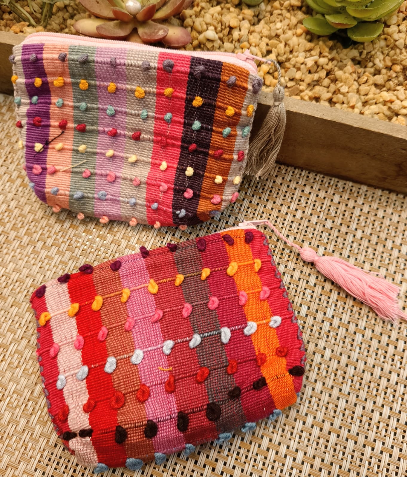 Monedero rococo mini